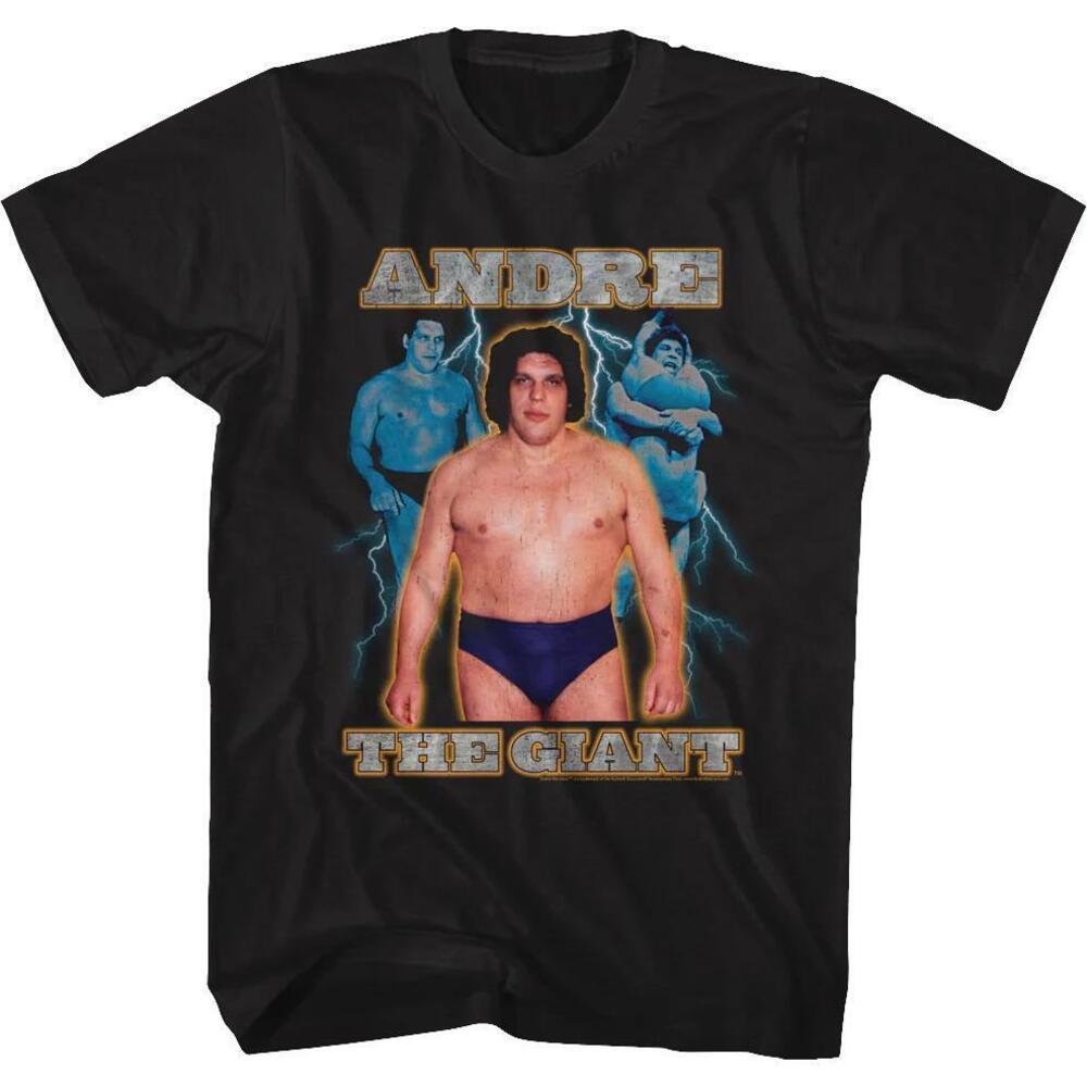 Lightning Bolt Collage Andre The Giant Tshirt